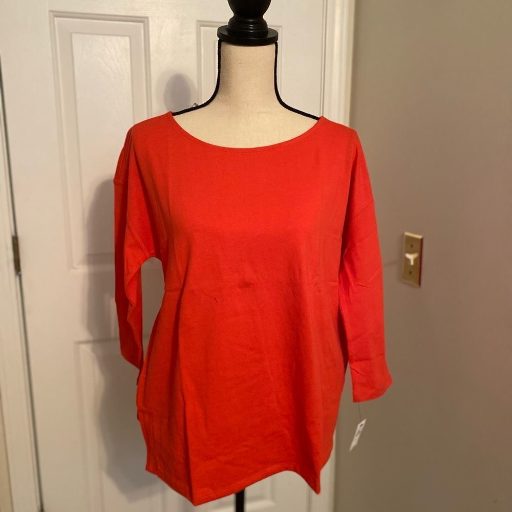 NWT Orange crewneck Tee from Talbots. Purchased full price.